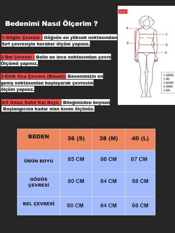 Kadın Beyaz Boğazlı Uzun Kollu Ottoman Kumaş Elbise HZL25S-FRY123331