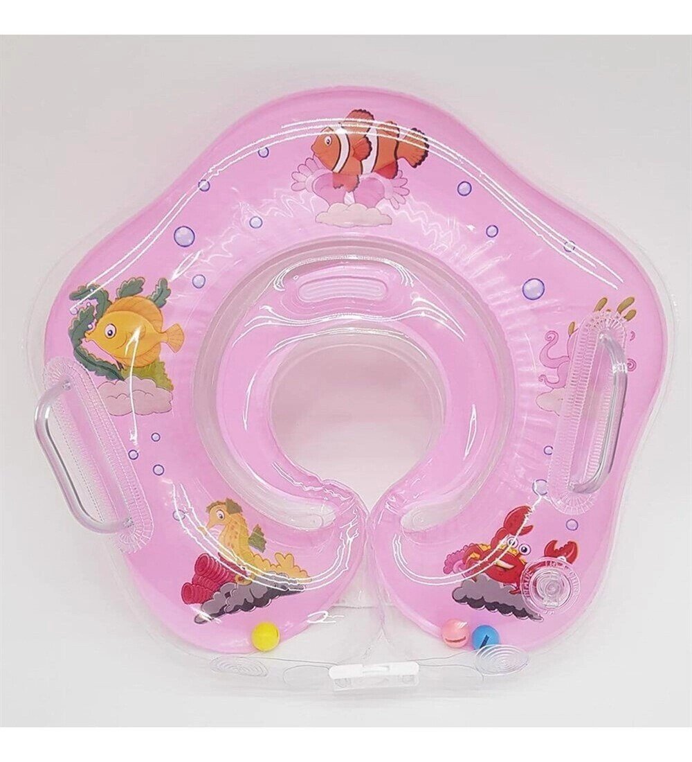 Kız Bebek Pembe Emniyet Kilitli Yüzme Boyun Simidi HZL25S-BR01