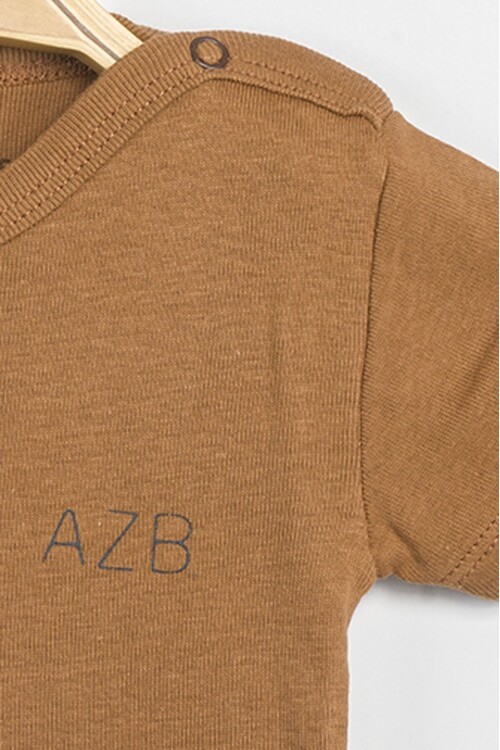 Aziz Bebe Erkek Kız Bebek Çıtçıtlı % 100 Pamuk Body & Zıbın