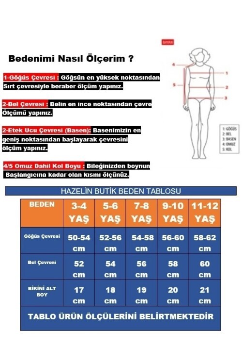Kız Çocuk Mavi Siyah Çizgili Şortlu 4-12 Yaş Straplez Bikini Takım HZL24S-LC9034