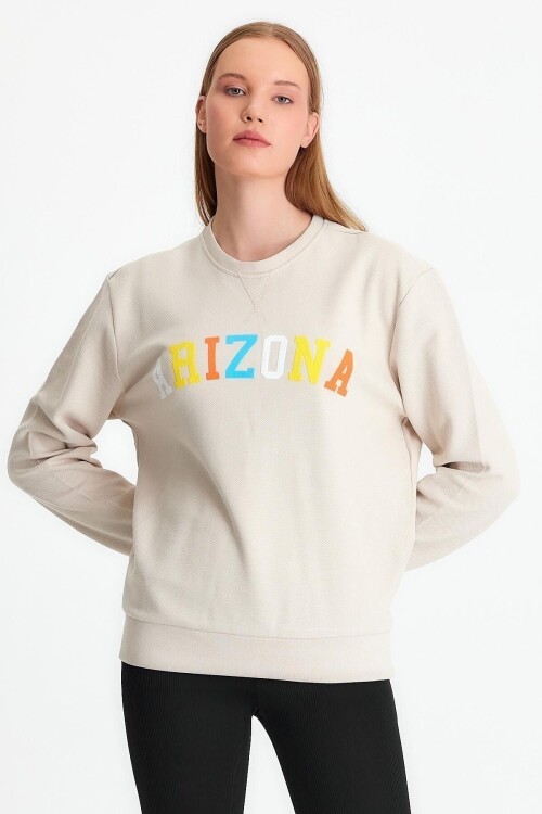 Kadın Özel Tasarım Baskılı Sweatshirt